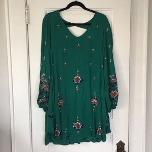 Free People Green Dress